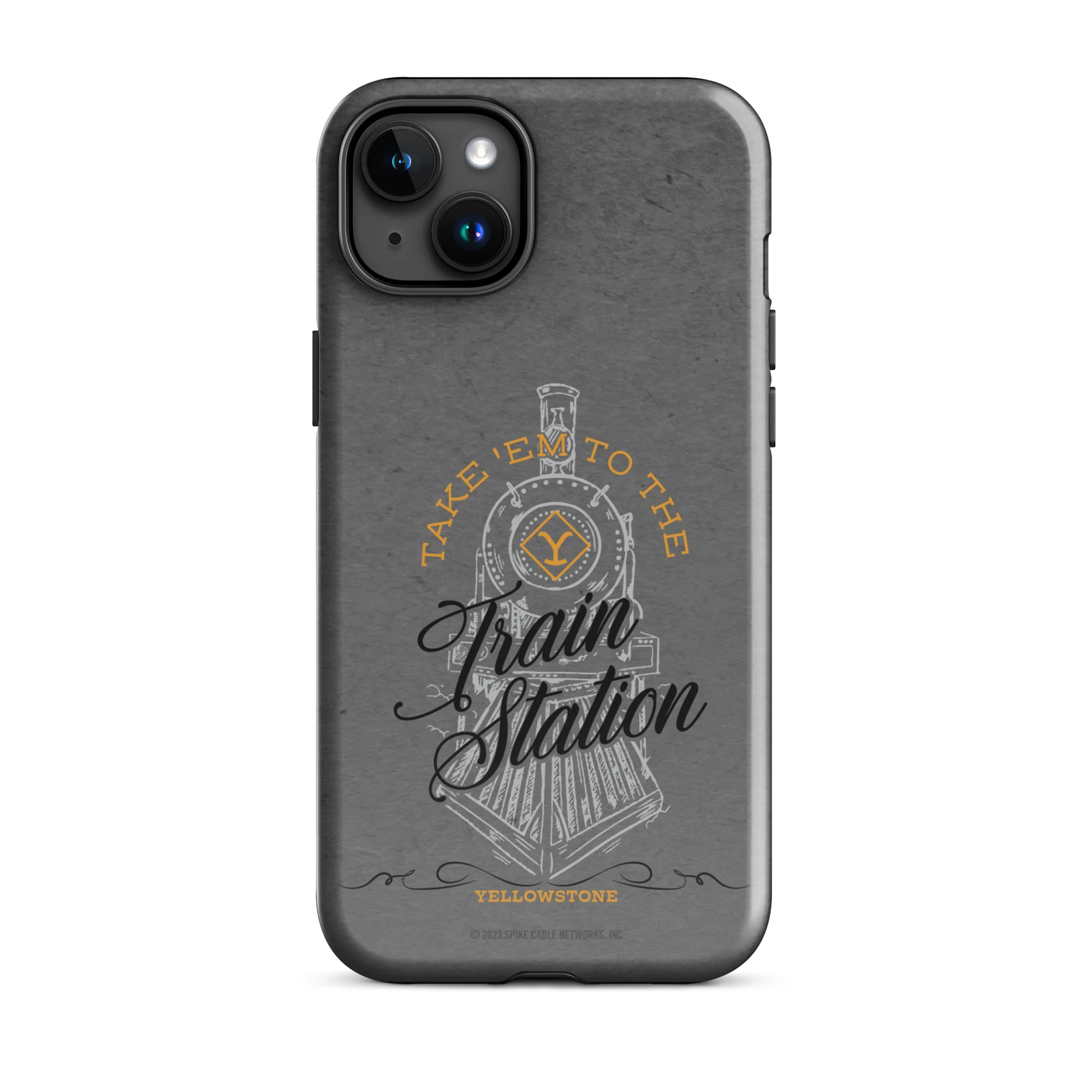 Yellowstone Train Station Tough Phone Case - iPhone - Image 10