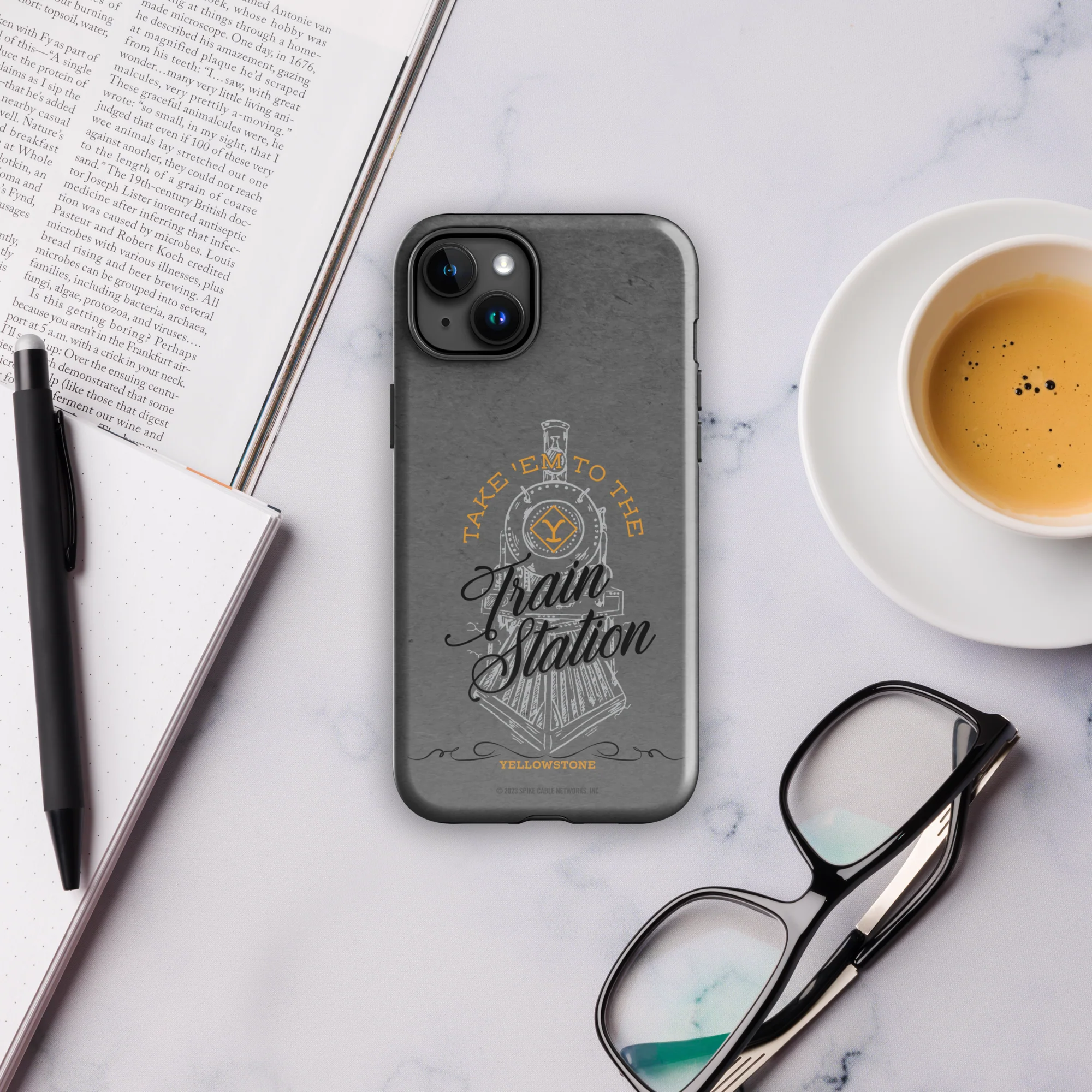 Yellowstone Train Station Tough Phone Case - iPhone - Image 12