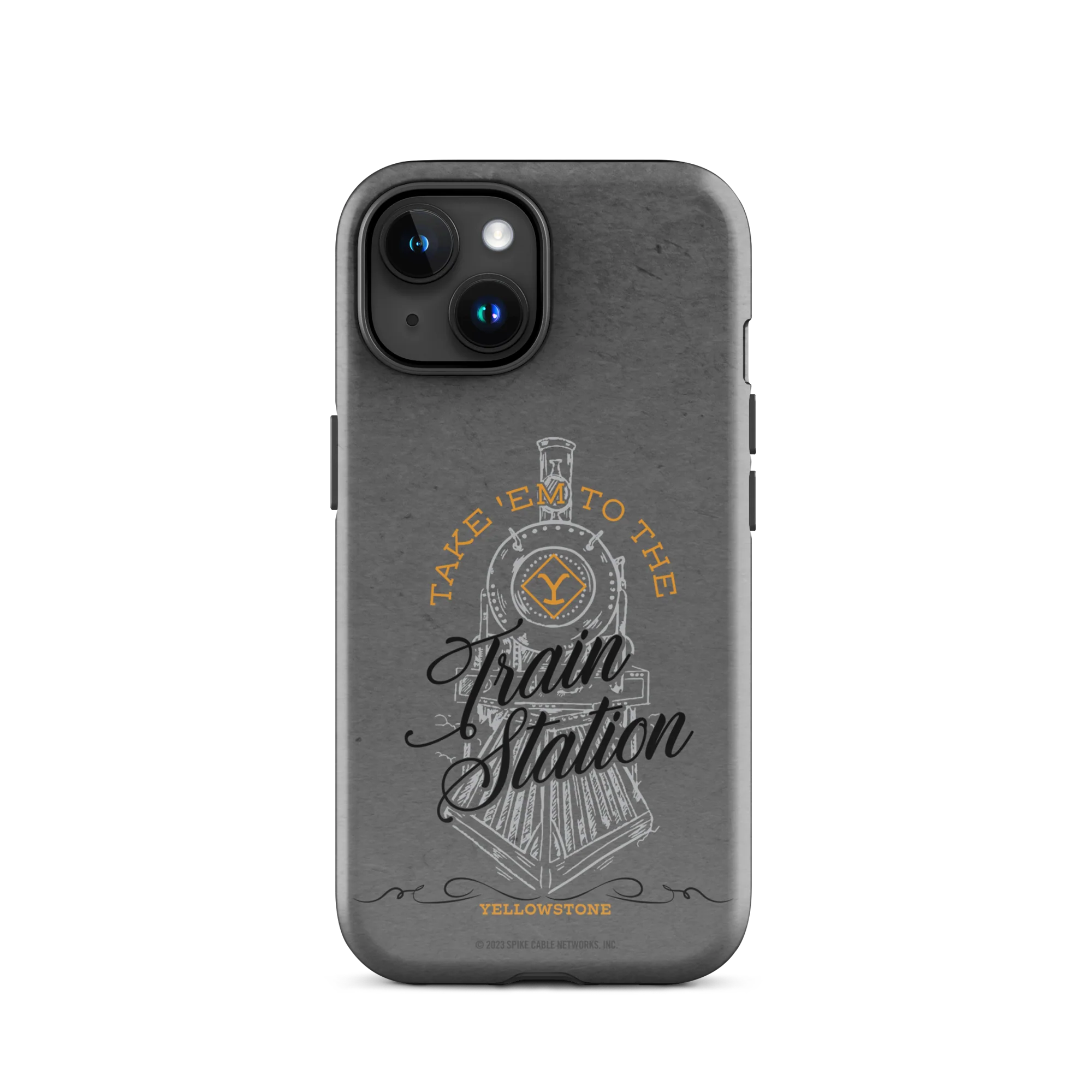 Yellowstone Train Station Tough Phone Case - iPhone - Image 13