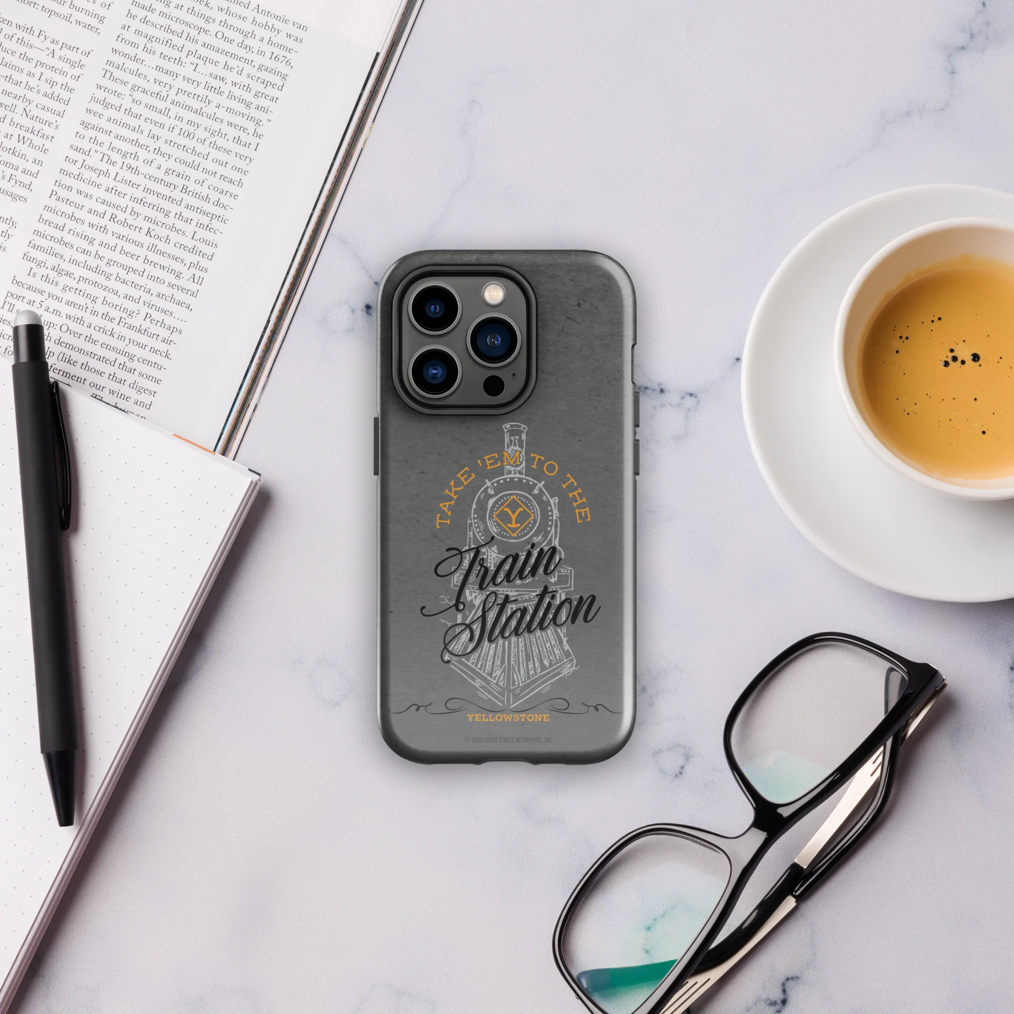 Yellowstone Train Station Tough Phone Case - iPhone - Image 21