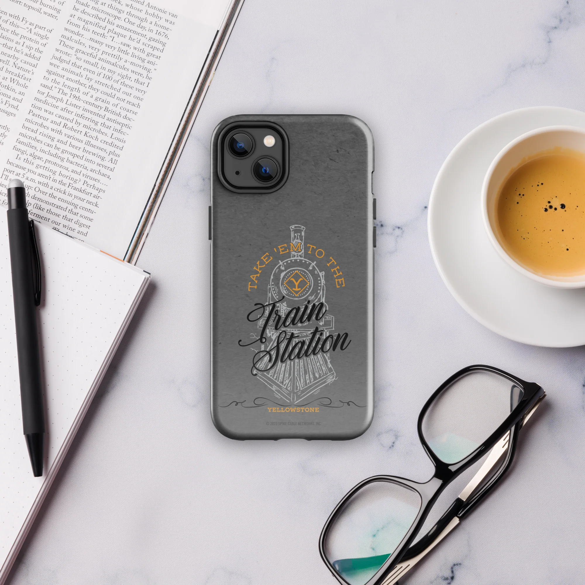 Yellowstone Train Station Tough Phone Case - iPhone - Image 24