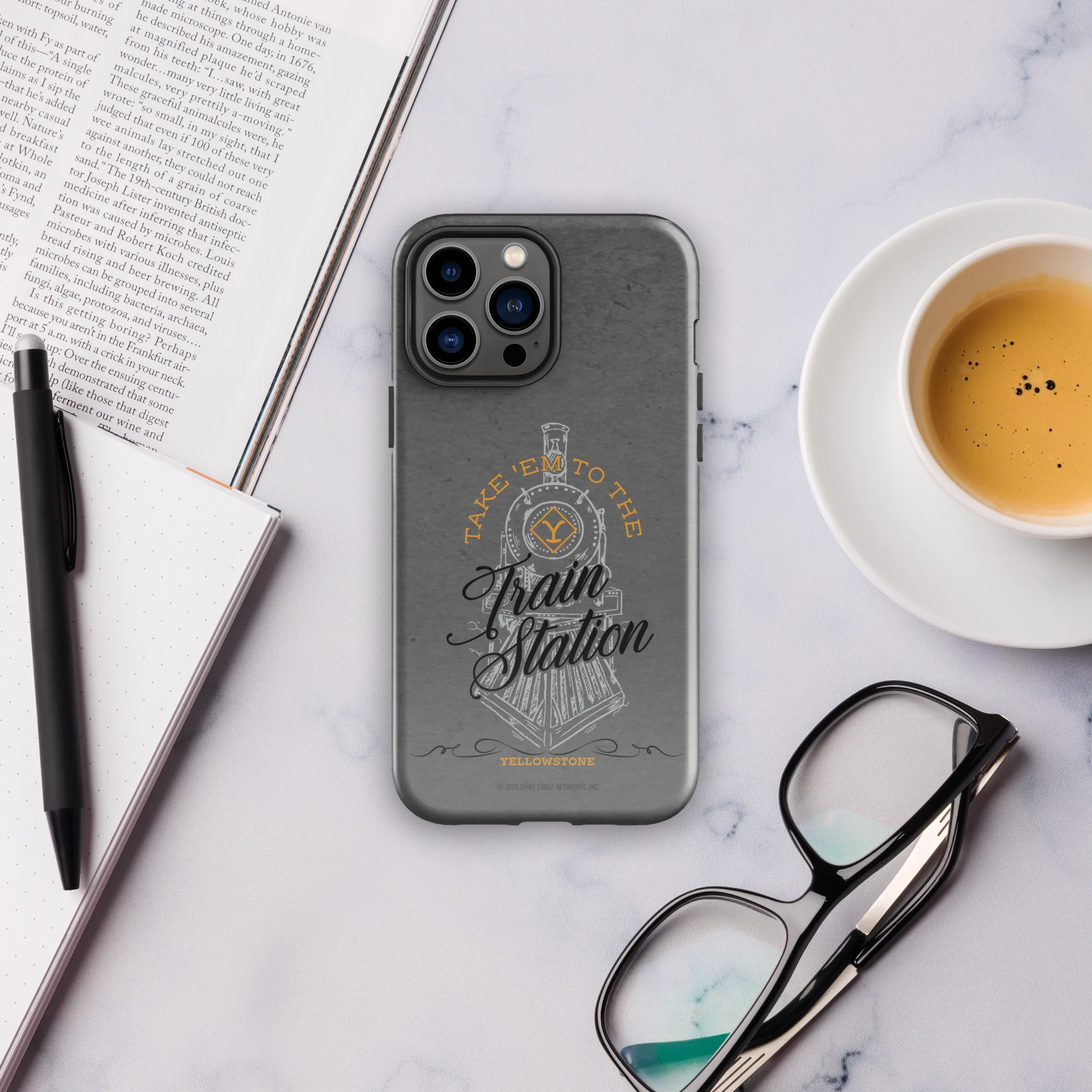 Yellowstone Train Station Tough Phone Case - iPhone - Image 30