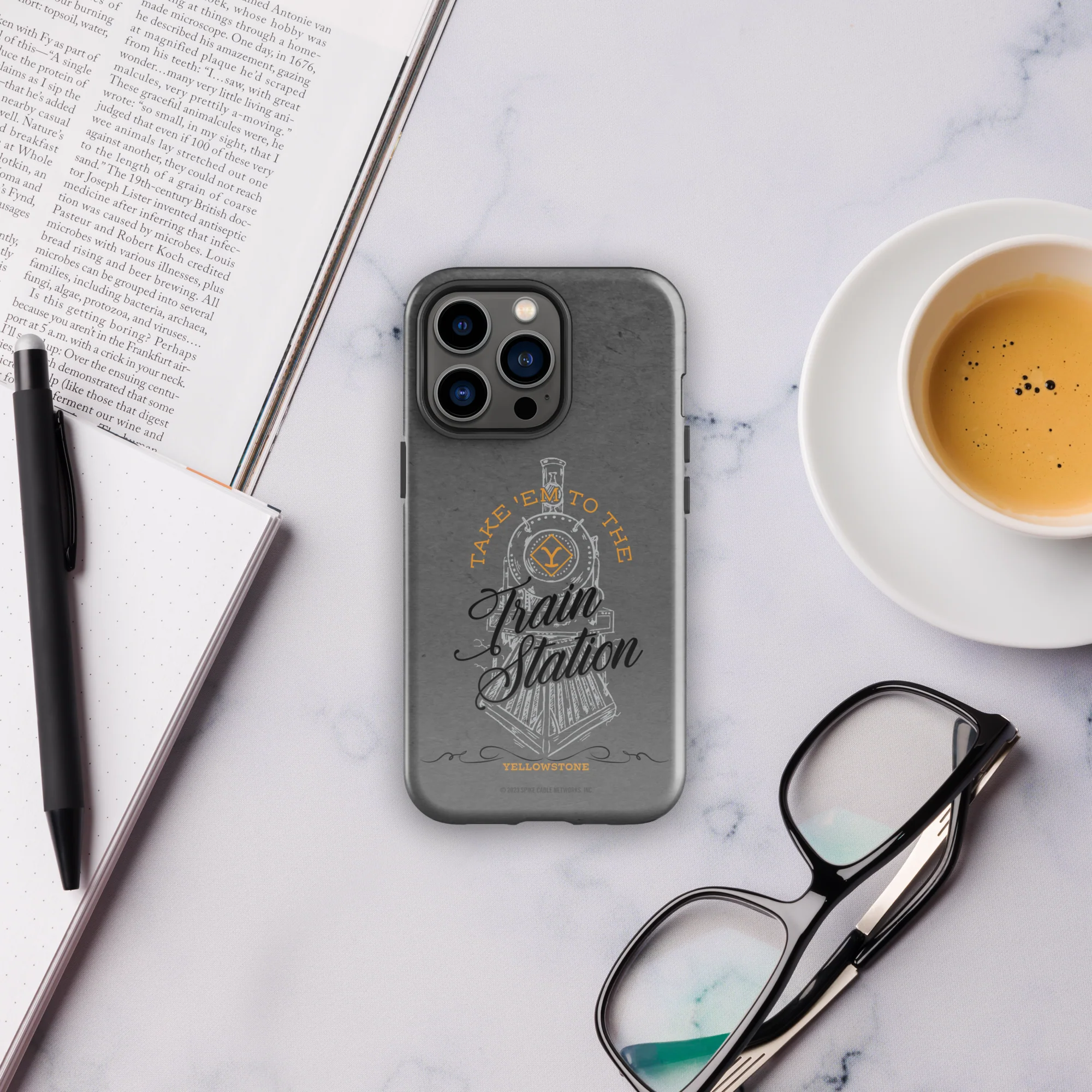 Yellowstone Train Station Tough Phone Case - iPhone - Image 33