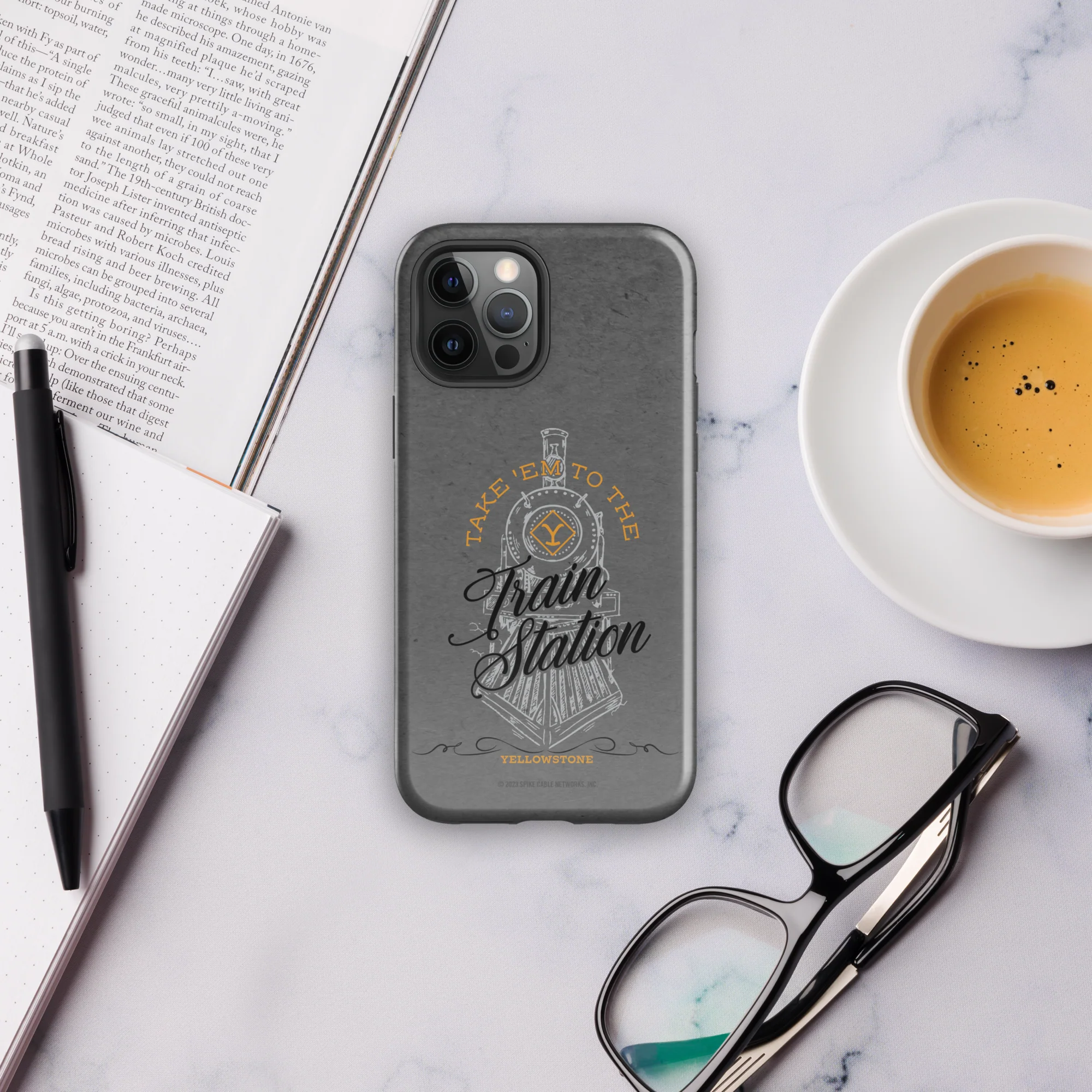Yellowstone Train Station Tough Phone Case - iPhone - Image 42