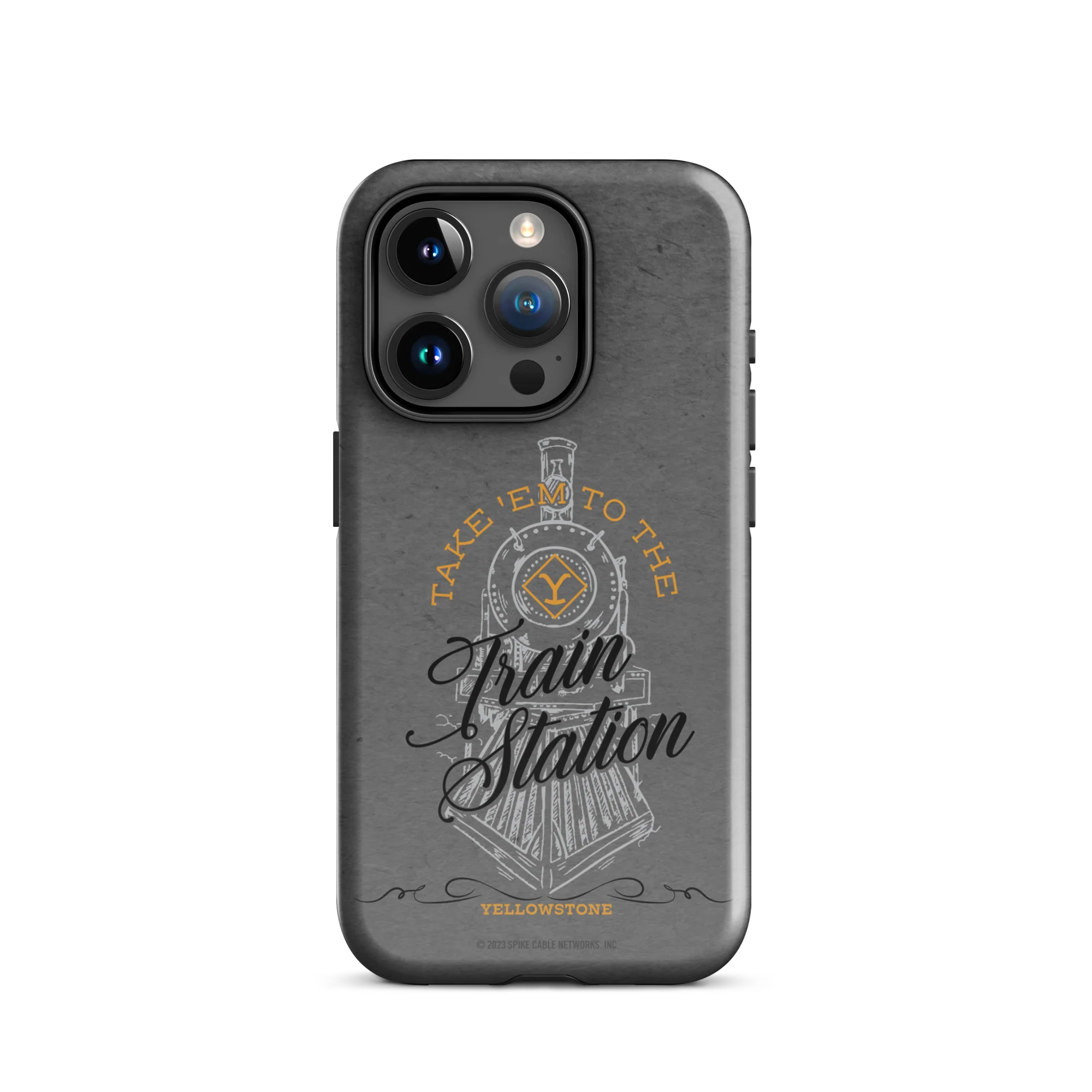 Yellowstone Train Station Tough Phone Case - iPhone - Image 7