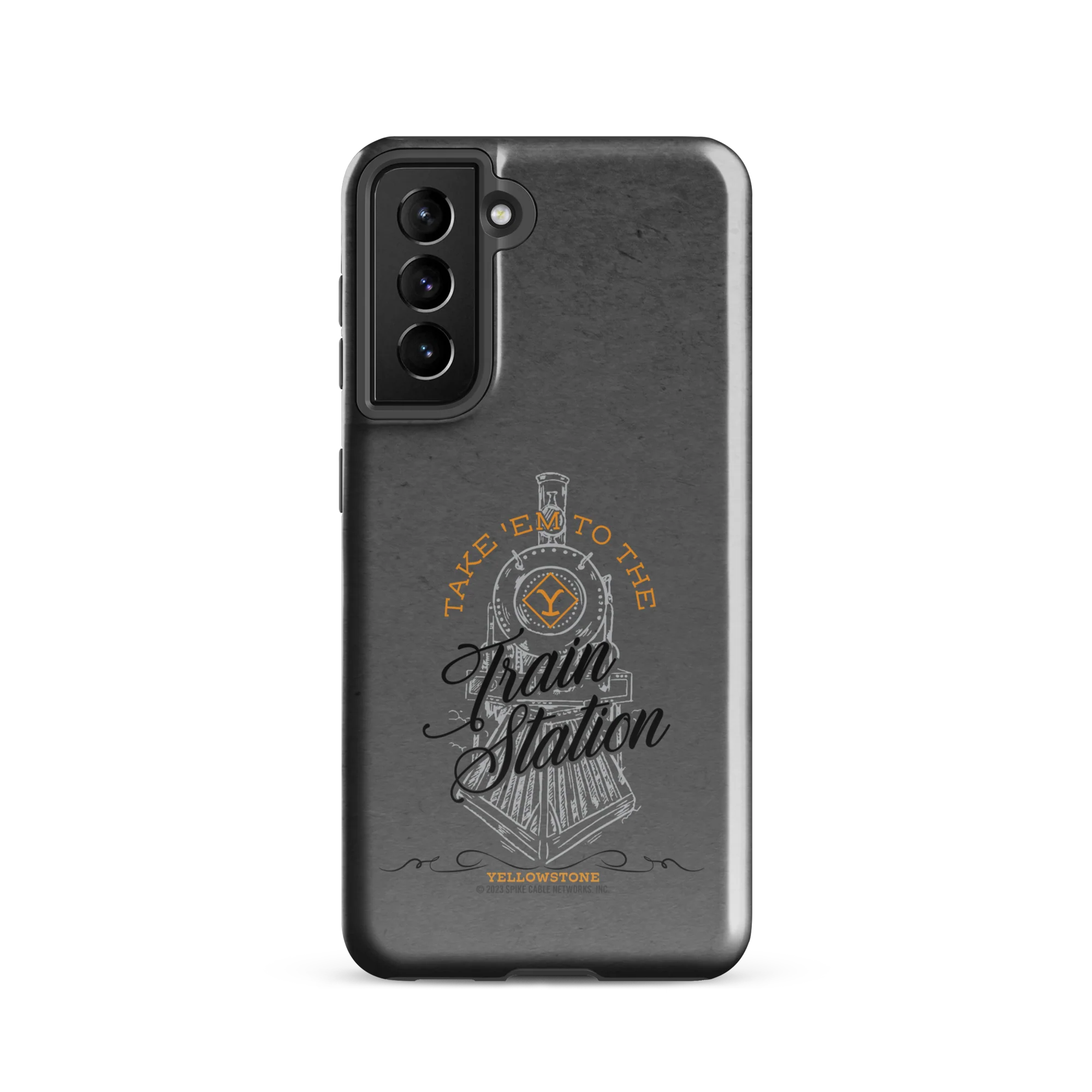 Yellowstone Train Station Tough Phone Case - Samsung - Image 13