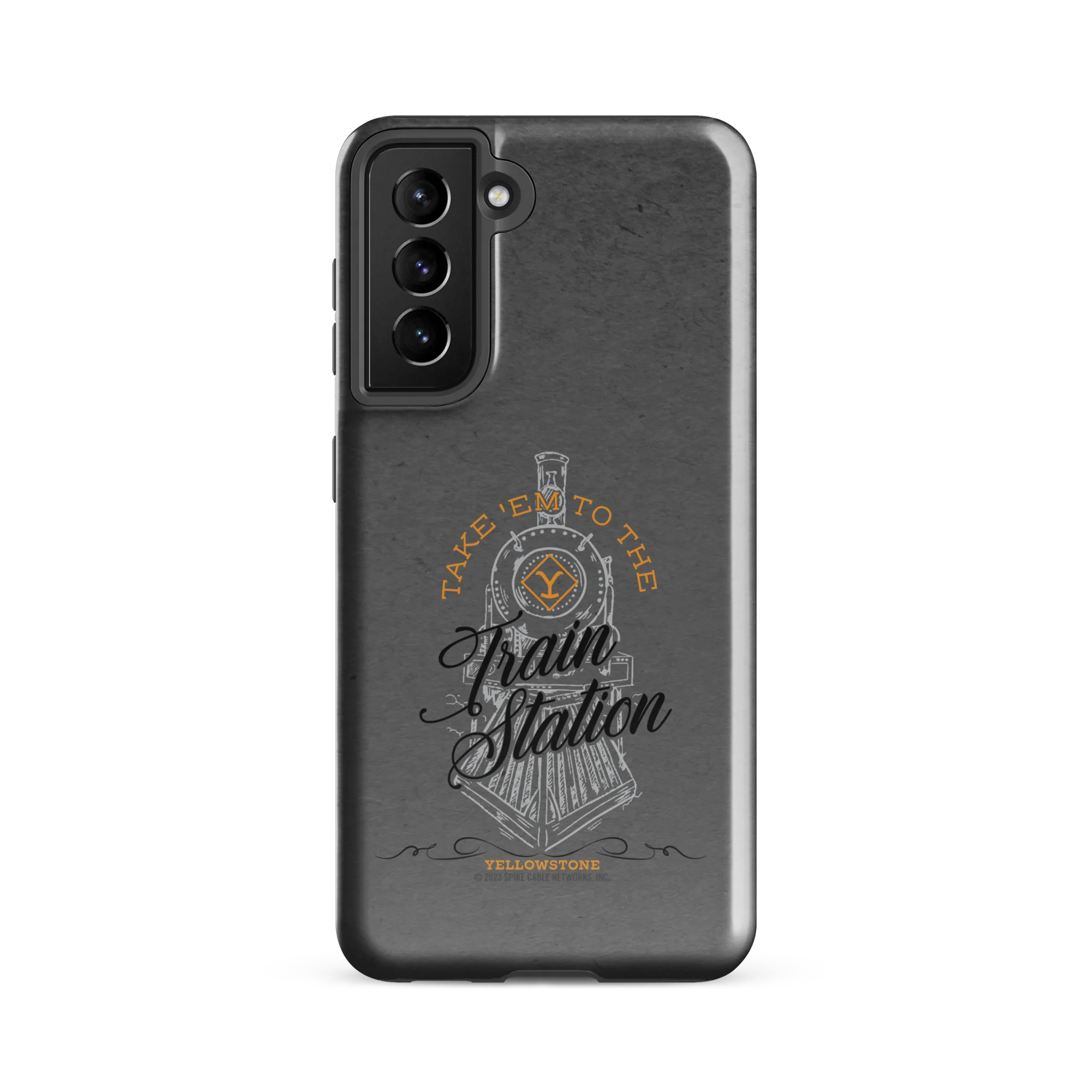 Yellowstone Train Station Tough Phone Case - Samsung - Image 16