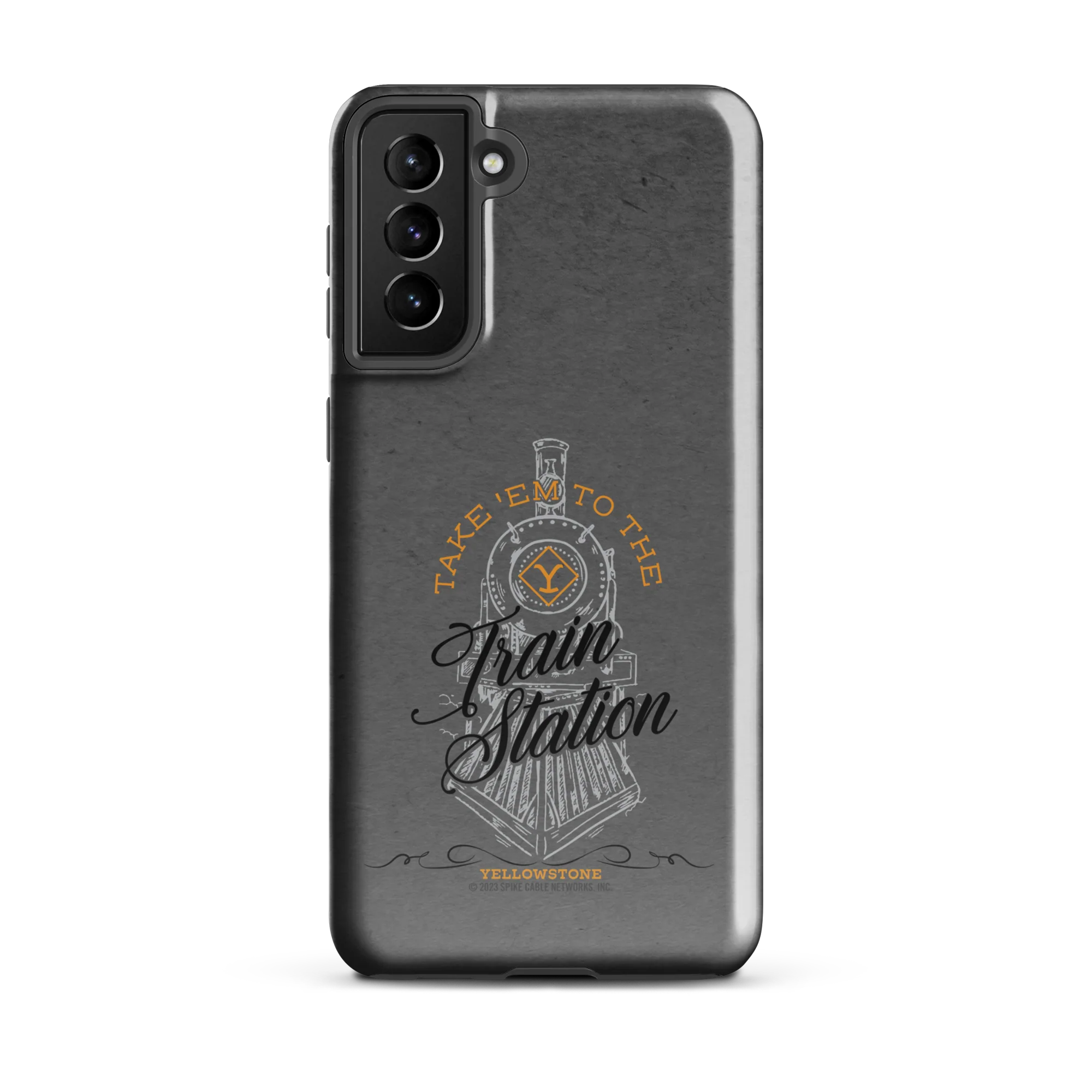 Yellowstone Train Station Tough Phone Case - Samsung - Image 19