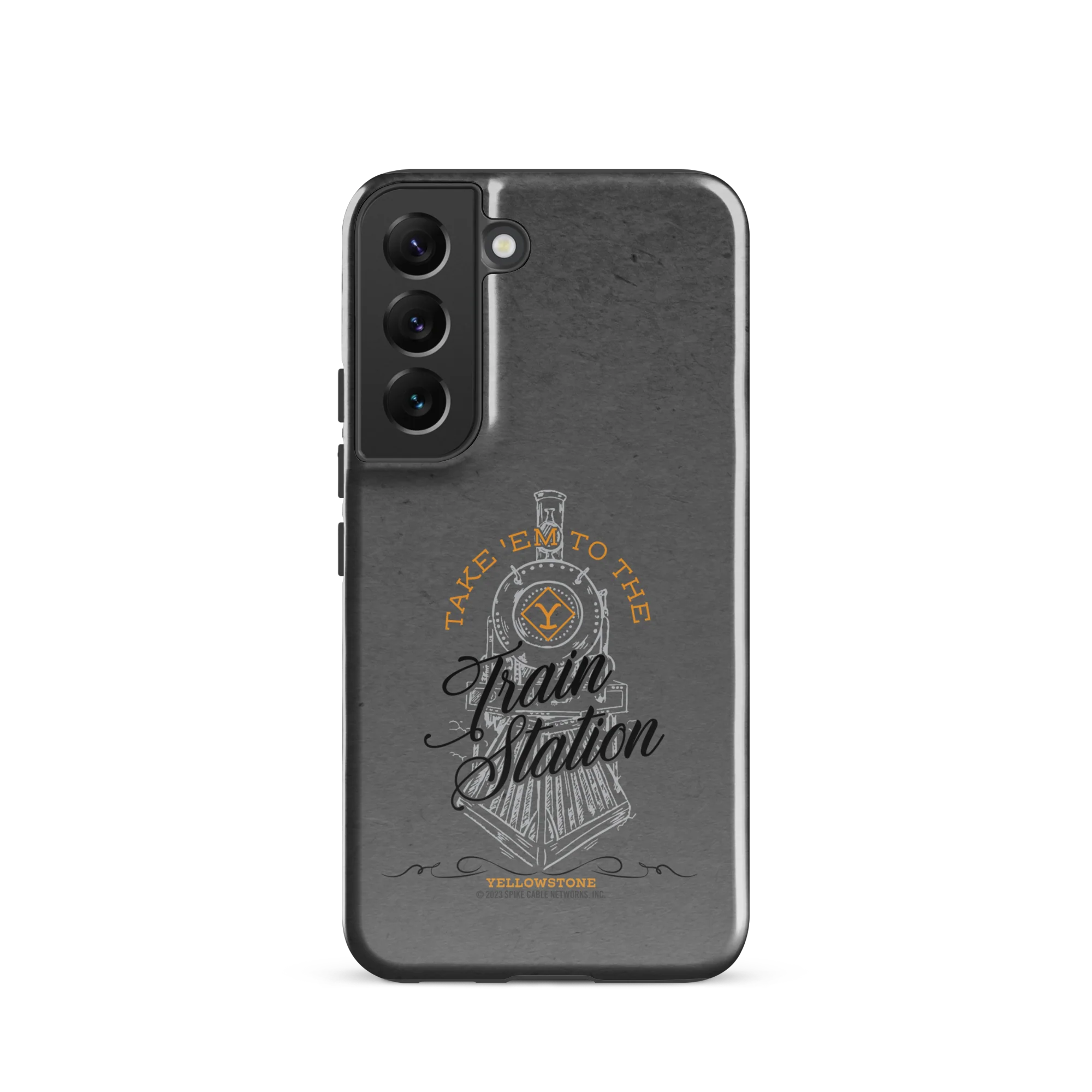 Yellowstone Train Station Tough Phone Case - Samsung - Image 25