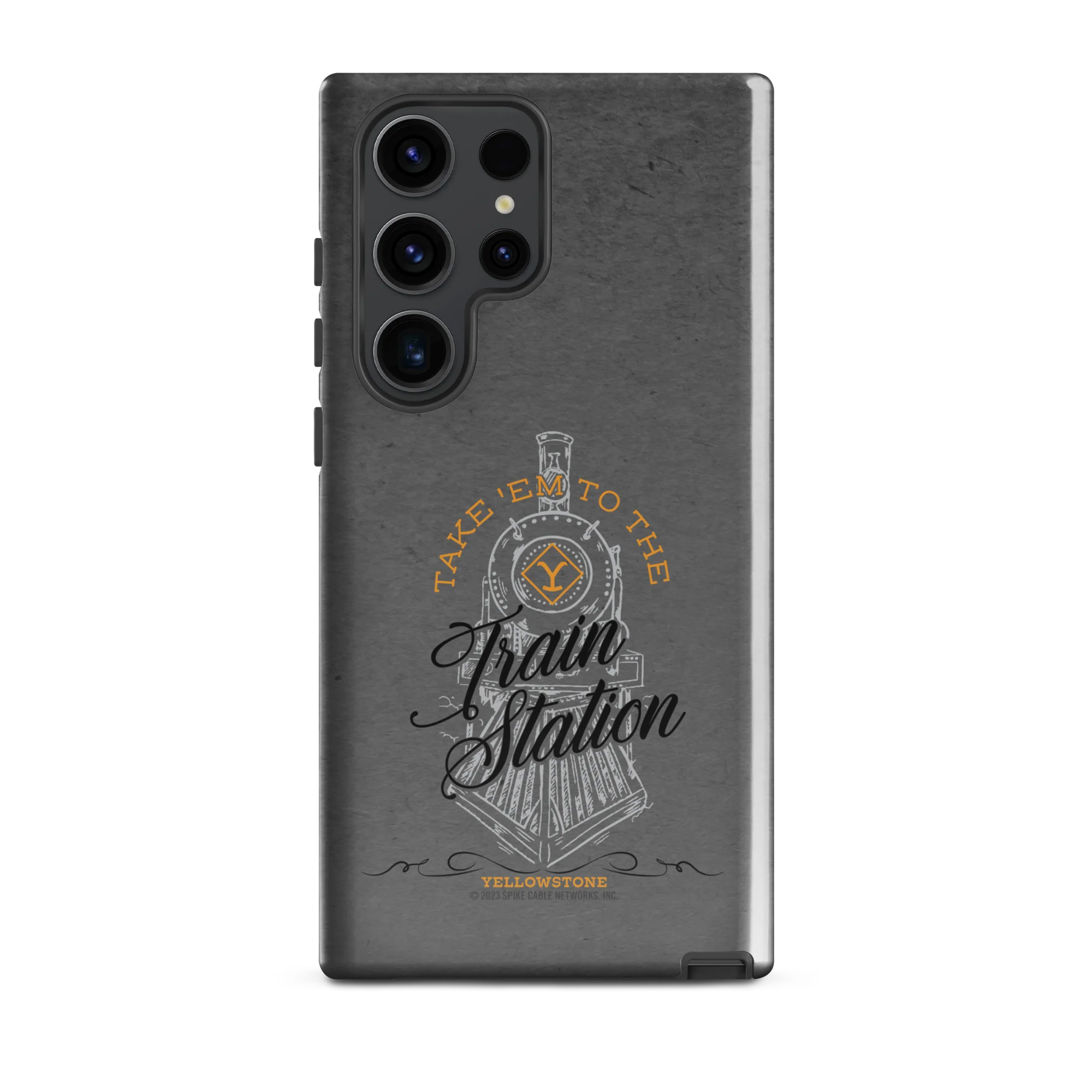 Yellowstone Train Station Tough Phone Case - Samsung - Image 40
