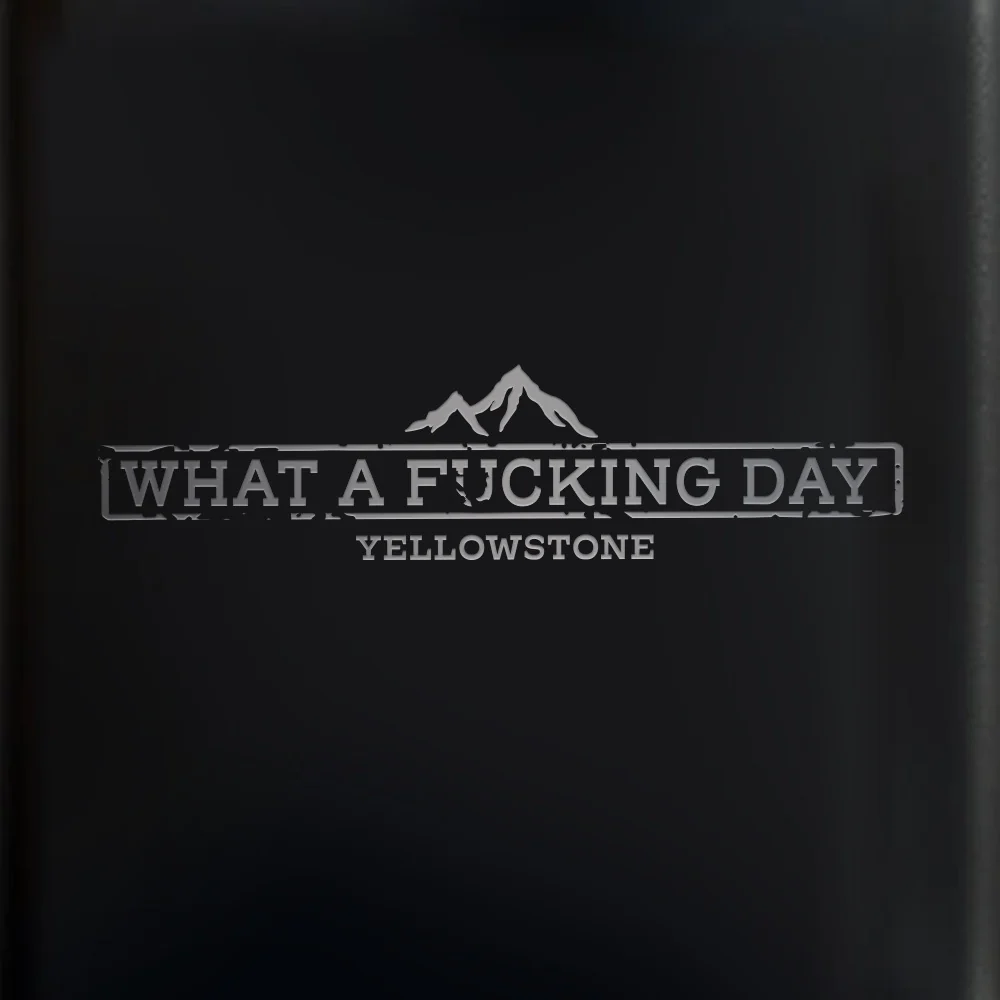 Yellowstone What a F***ing Day Flask - Image 2