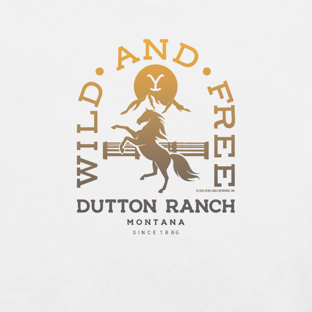Yellowstone Wild And Free Unisex T-Shirt - Image 2