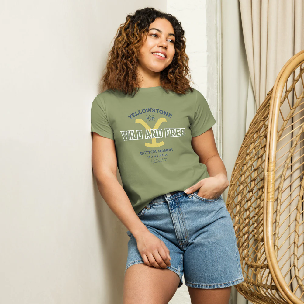 Yellowstone Wild and Free Women's Crop T-Shirt - Image 2