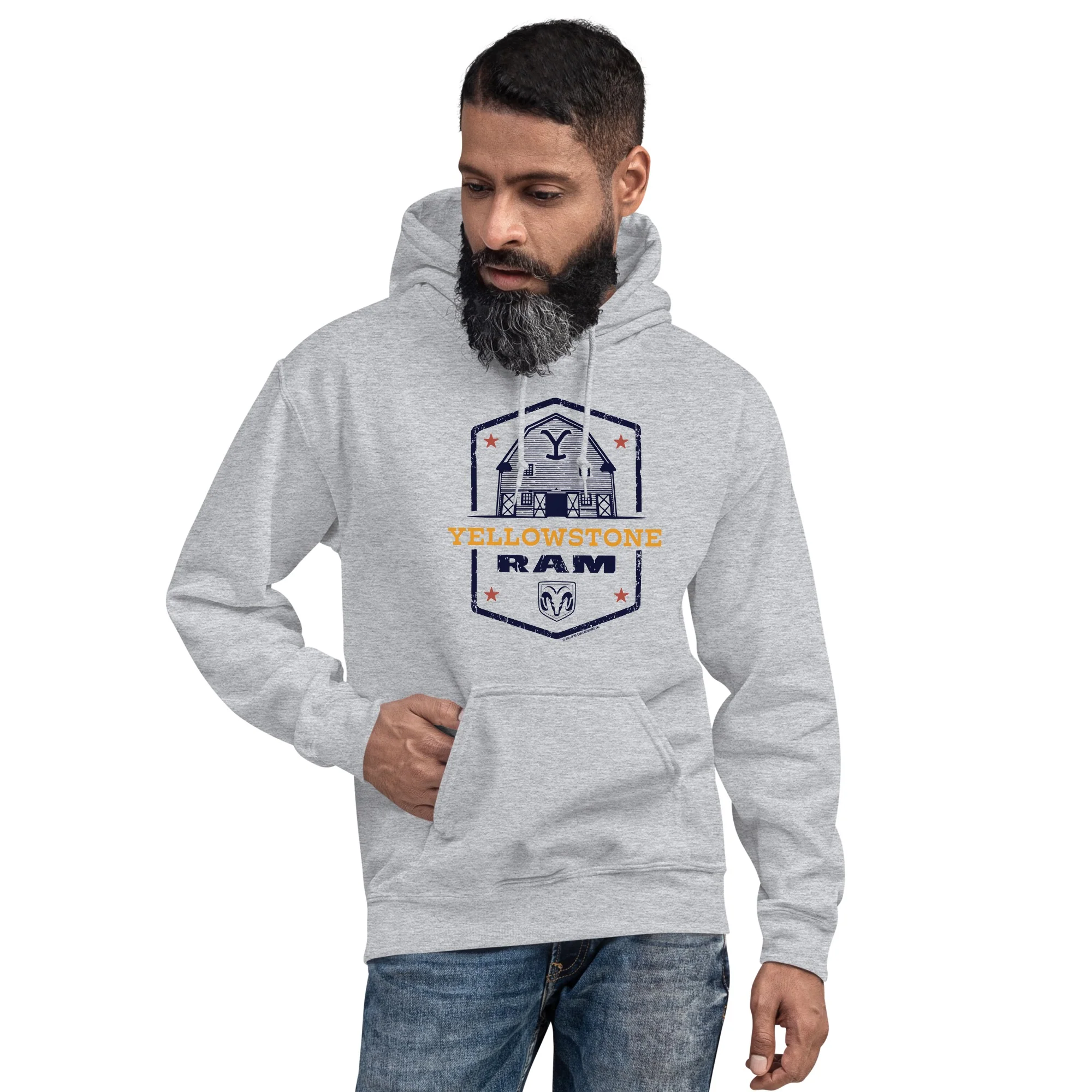 Yellowstone x Ram Barn Hoodie - Image 6