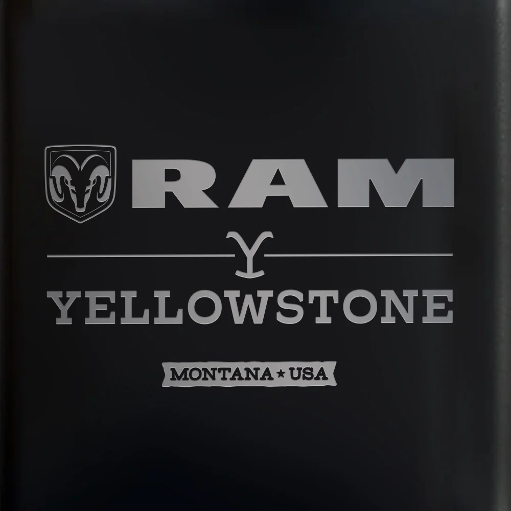 Yellowstone x Ram Matte Flask - Image 2