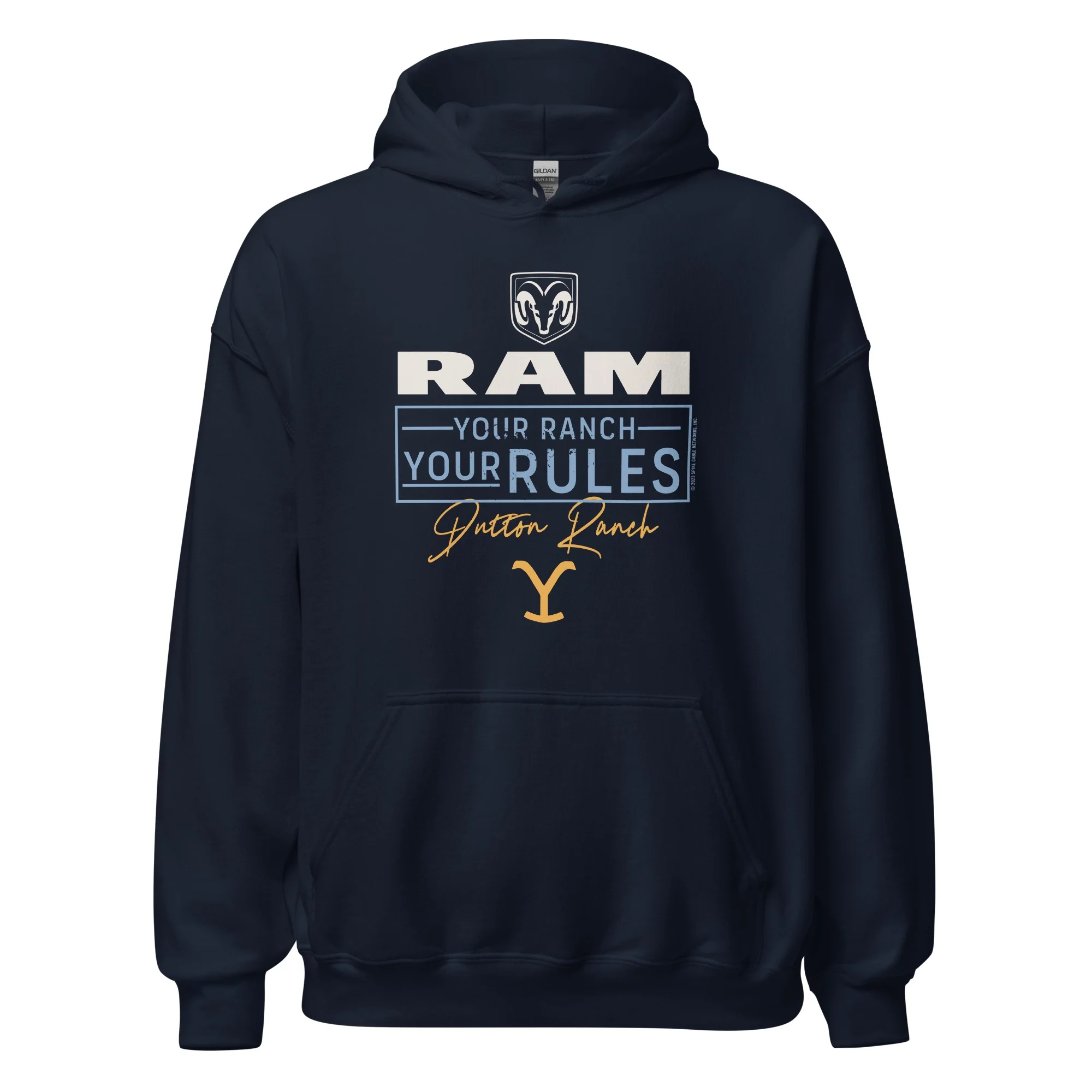 Yellowstone x Ram Your Ranch Your Rules Hoodie - Image 5