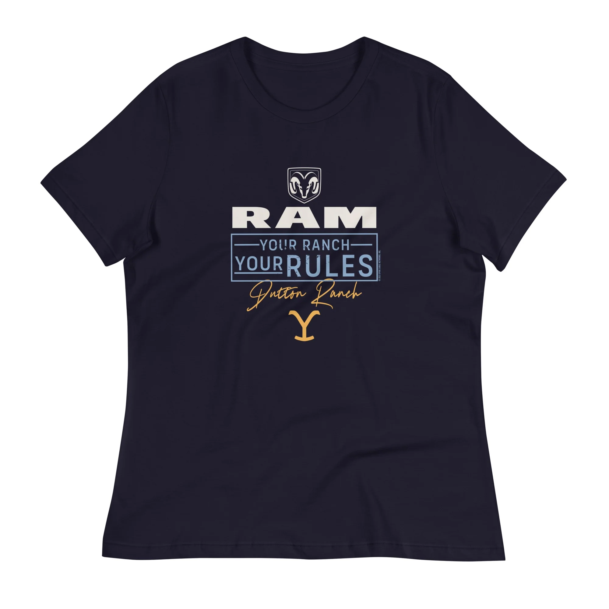 Yellowstone x Ram Your Ranch Your Rules Women's T-Shirt - Image 3