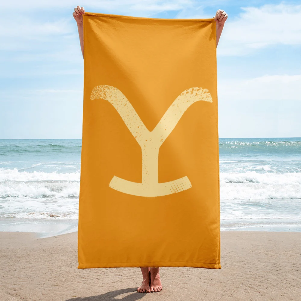 Yellowstone Y Logo Beach Towel - Image 2