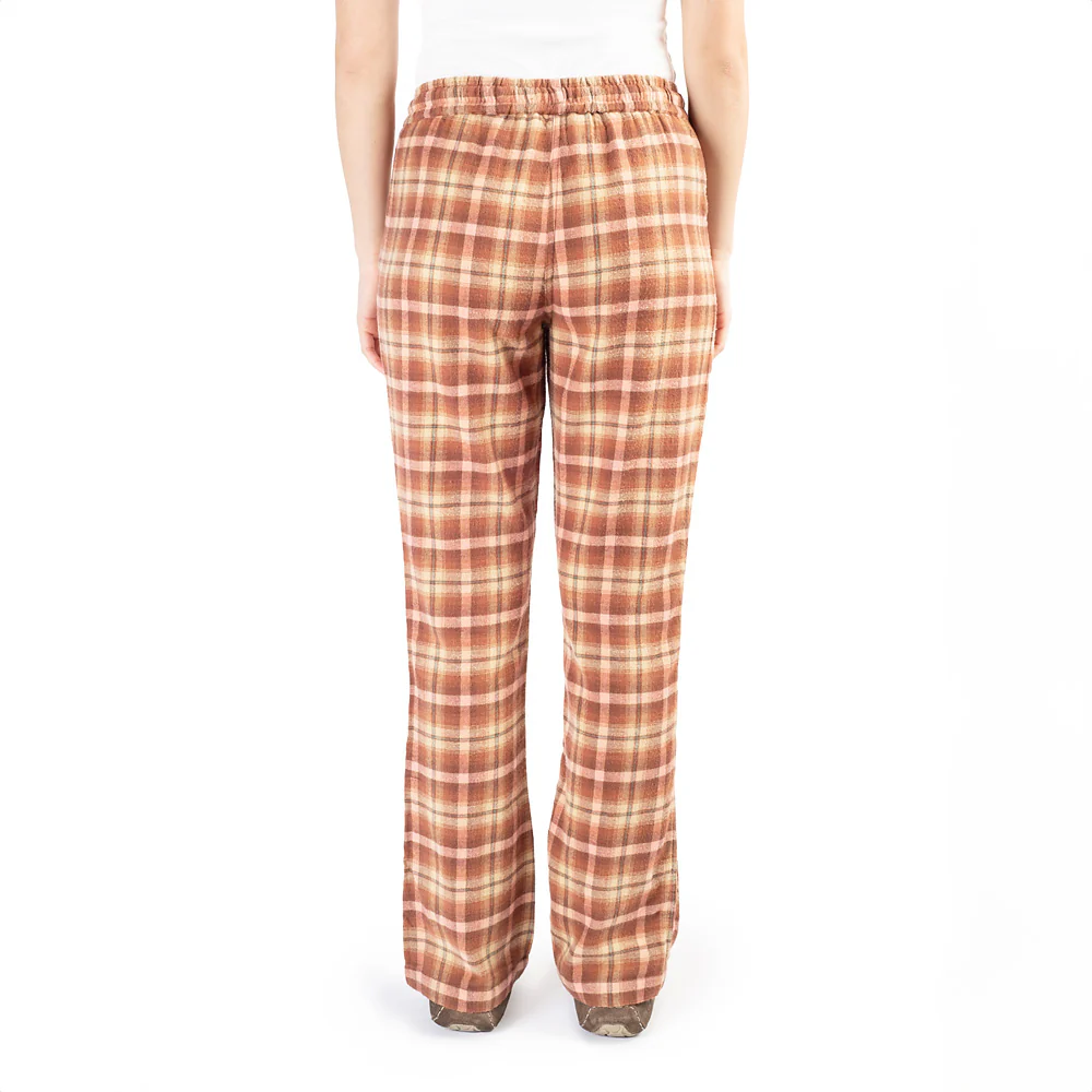 Yellowstone Y Logo Embroidered Women's Cabin Jams Flannel Pajama Pants - Image 14