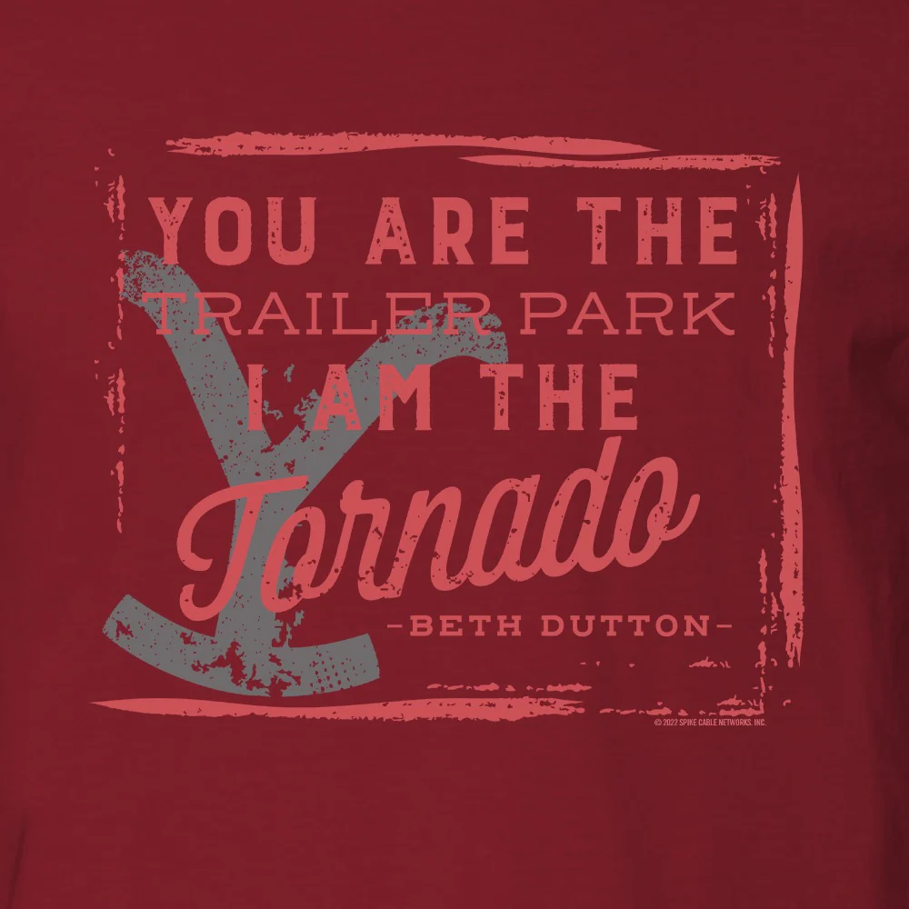 Yellowstone You Are The Trailer Park Adult Short Sleeve T-Shirt - Image 5