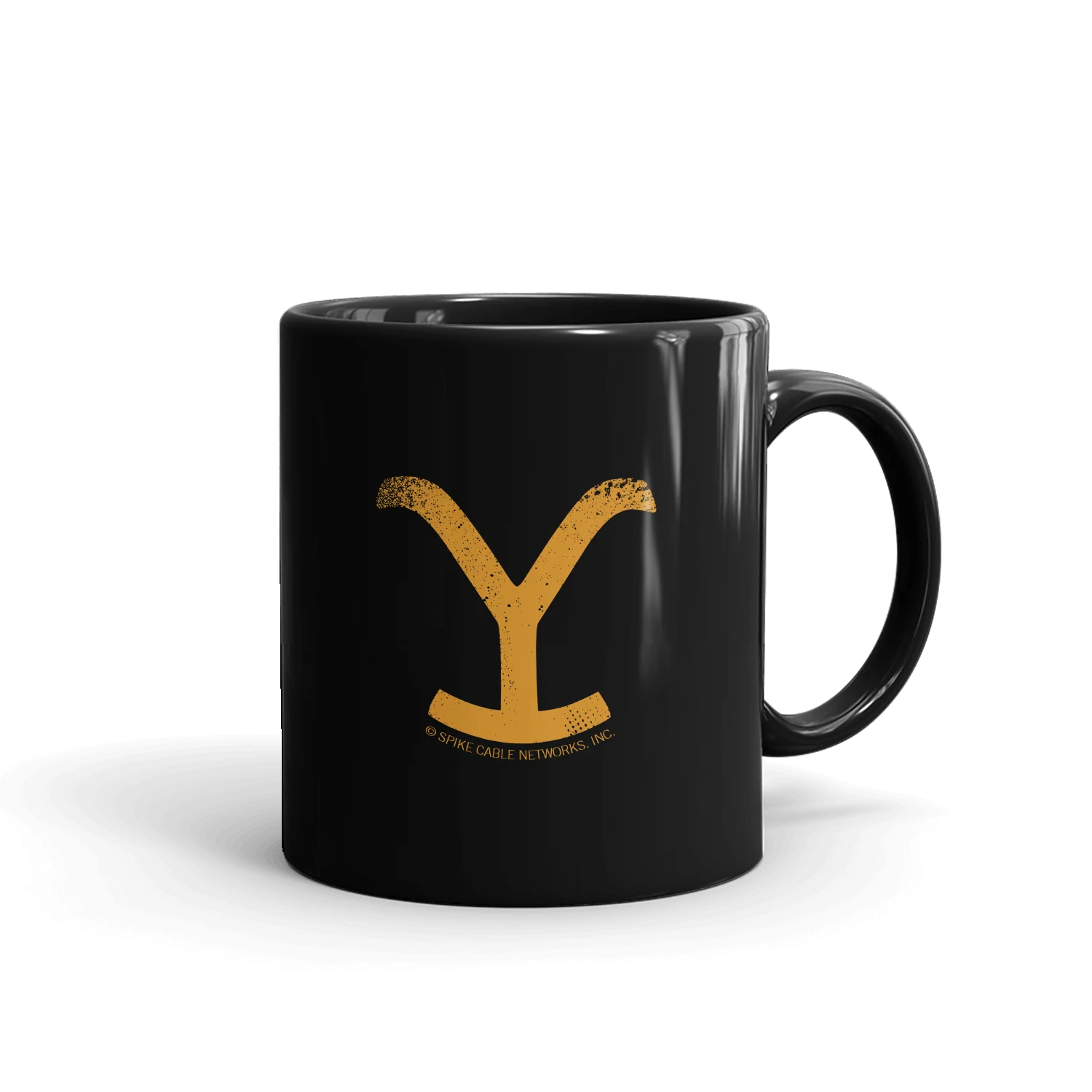Yellowstone Your Girlfriend Keeps Looking At Me Black Mug - Image 2
