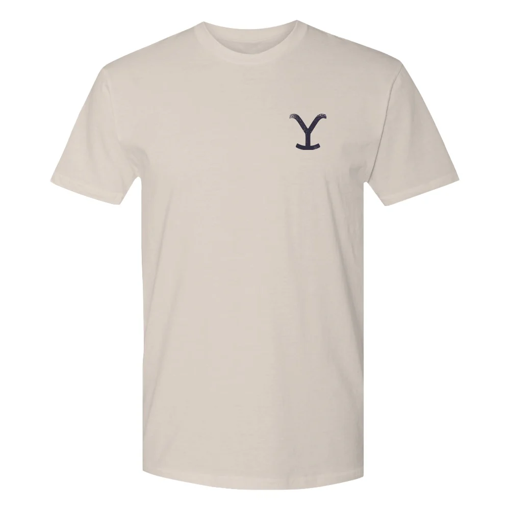 Yellowstone Your Ranch Your Rules Adult Short Sleeve T-Shirt - Image 2